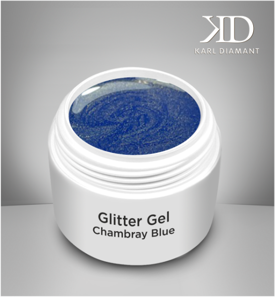 Glitter Colour Gel "Chambray Blue" Karl Diamant 5 ml